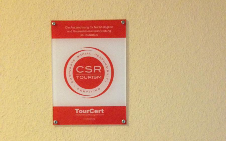 Feierliche Überreichung des CSR Zertifikats