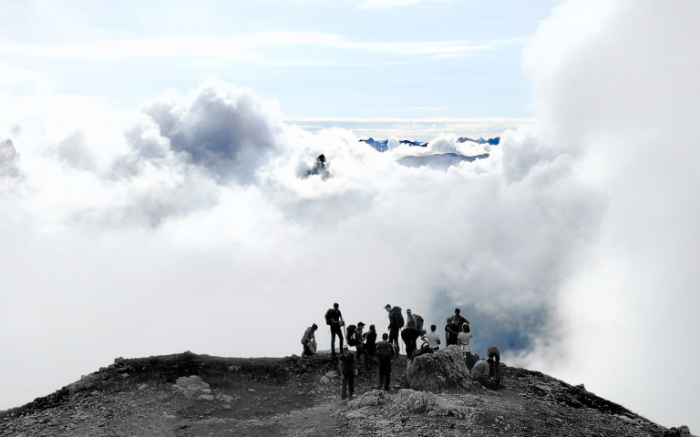 Alpenüberquerung E5 - Über den Wolken... Alpenüberquerung E5 - Über den Wolken...