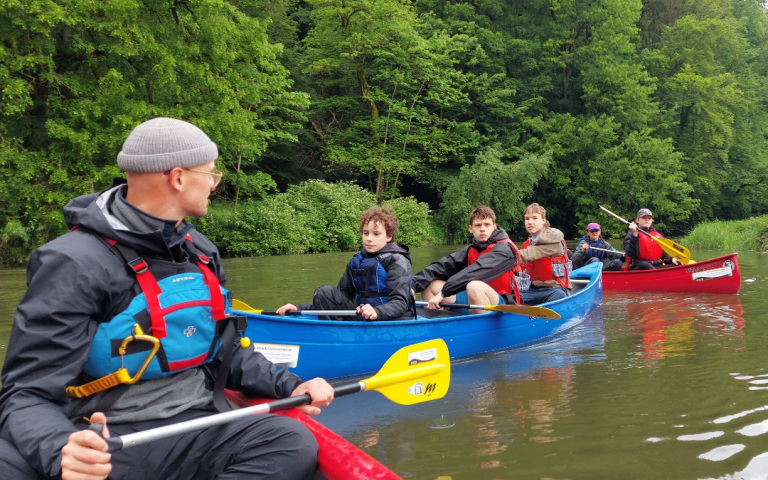 Rückblick Kletter- und Kanufreizeit im Donautal 2024