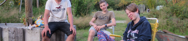 Teilnehmer der "ohne Geld durch die Welt" Reise