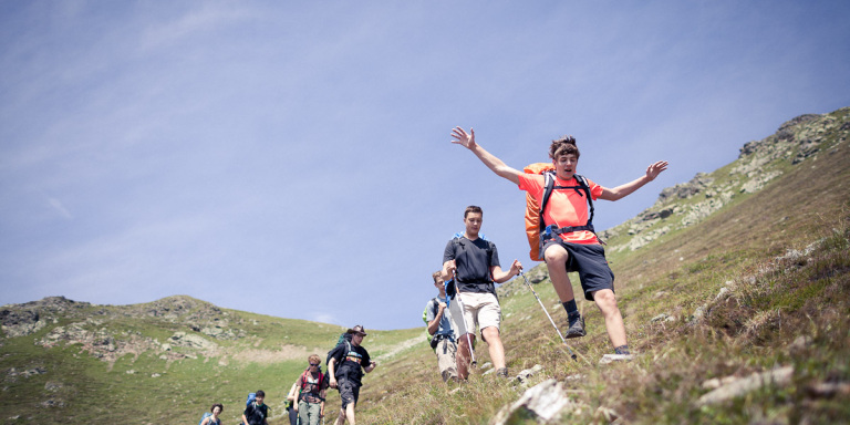 Große Begeisterung bei Alpenüberquerung