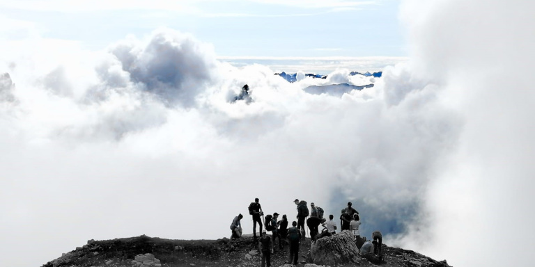 Alpenüberquerung E5 - Über den Wolken...